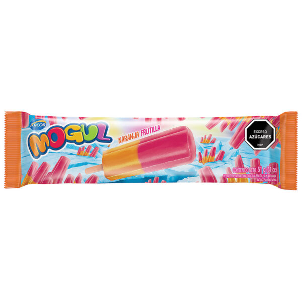 Helado mogul naranja frutilla