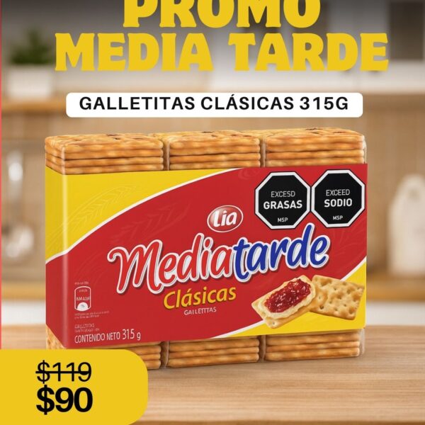 GALLETITAS MEDIA TARDE PACK DE 315G